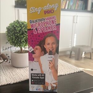 Bluetooth Karaoke Microphone & Speaker - Black